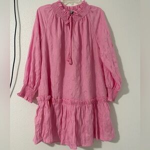 Moodie long sleeve pink dress size M